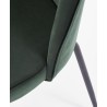 Modne krzesła do jadalni K314 ciemny zielony
