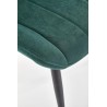 Krzesła tapicerowane do jadalni K388 ciemno zielone