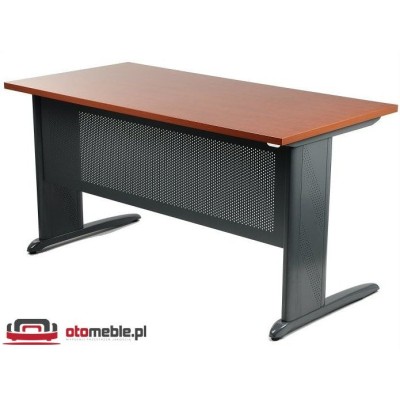 Biurko na metalowym stelażu bardzo solidne - otomeble.pl