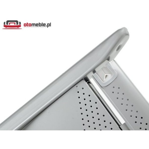 Biurko na metalowym stelażu bardzo solidne - otomeble.pl
