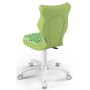 Ergonomiczny fotel dziecięcy do biurka zielony Petit White ST29