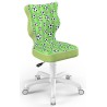 Ergonomiczny fotel dziecięcy do biurka zielony Petit White ST29