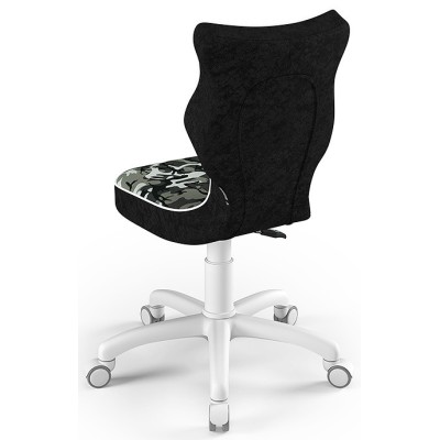 Fotel dla dziecka obrotowy moro Petit White ST33 rozm 3 Entelo