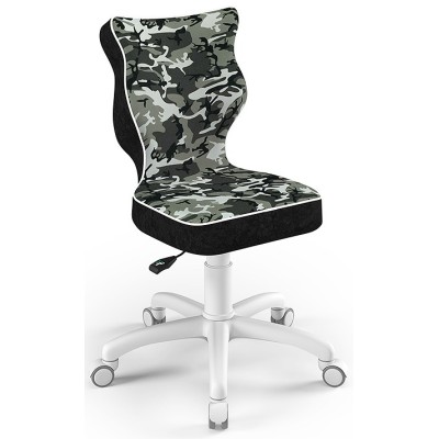 Fotel dla dziecka obrotowy moro Petit White ST33 rozm 3 Entelo