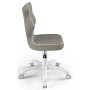 Ergonomiczny fotel obrotowy młodzieżowy szary Petit White VS03