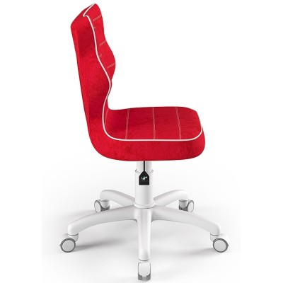 Krzesła ergonomiczne dla dzieci czerwone Petit white VS09 rozmiar 3