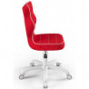 Krzesła ergonomiczne dla dzieci czerwone Petit white VS09 rozmiar 3