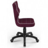 Fotel ergonomiczny dla dziecka fioletowy Petit black VS07 rozmiar 3