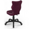 Fotel ergonomiczny dla dziecka fioletowy Petit black VS07 rozmiar 3