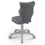 Ergonomiczne krzesło do biurka dla dziecka Petit Szary Entelo