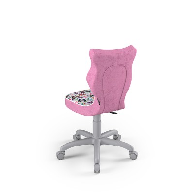 Fotel dziecięcy różowy w motyle Petit Grey ST31 rozmiar 3