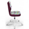 Fotel młodzieżowy do biurka fioletowy w sowy Petit White ST32 rozmiar 4