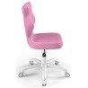 Fotel młodzieżowy do biurka różowy Petit White VS08 rozmiar 4