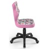 Fotel obrotowy dla dziewczynki różowy w motyle Petit Black ST31 rozmiar 4