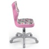 Fotel w motyle do biurka różowy Petit Grey ST31 rozmiar 4
