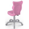 Ergonomiczne krzesło młodzieżowe różowe Petit Grey VS08 rozmiar 4