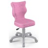 Ergonomiczne krzesło młodzieżowe różowe Petit Grey VS08