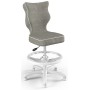 Wygodne krzesło dla dzieci do biurka szare Petit White VS03