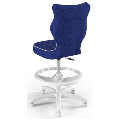 Ergonomiczny fotel młodzieżowy niebieski Petit White VS06 WK+P