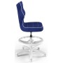 Ergonomiczny fotel młodzieżowy niebieski Petit White VS06 WK+P