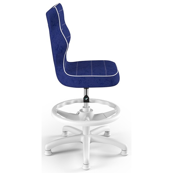 Ergonomiczny fotel młodzieżowy niebieski Petit White VS06 WK+P