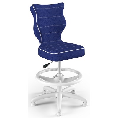 Ergonomiczny fotel młodzieżowy niebieski Petit White VS06 WK+P