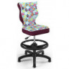 Fotel młodzieżowy fioletowy w sowy Petit  Black ST32 rozmiar 3 WK+P