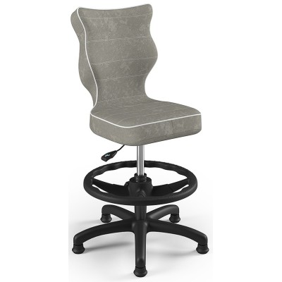 Krzesło dziecięce do biurka szare Petit Black VS03 rozmiar 3 WK+P