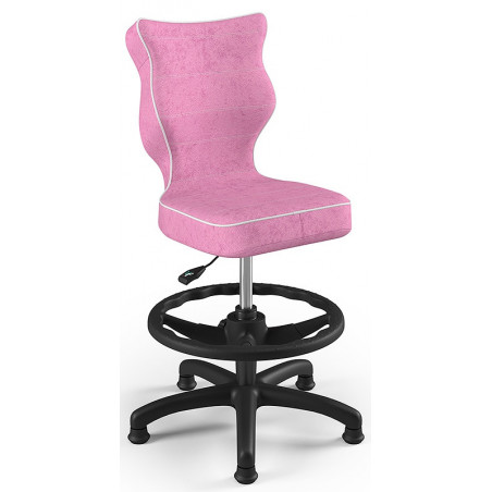 Fotel dla dziecka na kółkach różowy Petit Black VS08 rozmiar 3 WK+P