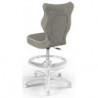 Krzesło młodzieżowe obrotowe szare Petit White VS03 rozmiar 4 WK+P
