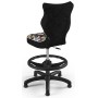 Fotel młodzieżowy w zwierzęta czarny Petit Black ST28 WK+P