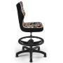 Fotel młodzieżowy w zwierzęta czarny Petit Black ST28 WK+P