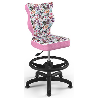 Fotel do komputera w motyle różowy Petit Black ST31 rozmiar 4 WK+P ENTELO