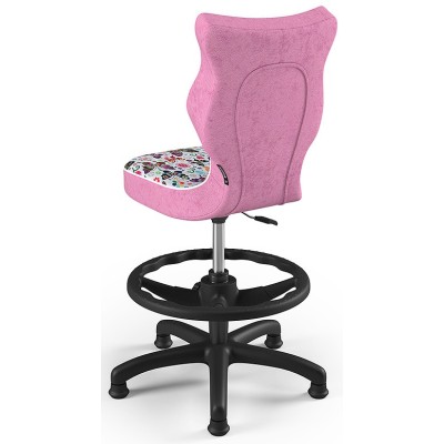 Fotel do komputera w motyle różowy Petit Black ST31 rozmiar 4 WK+P ENTELO