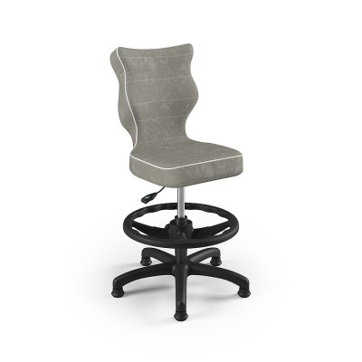 Ergonomiczny fotel młodzieżowy szary Petit Czarny VS03 rozmiar 4 WK+P