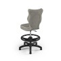 Ergonomiczny fotel młodzieżowy szary Petit Czarny VS03 rozmiar 4
