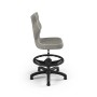 Ergonomiczny fotel młodzieżowy szary Petit Czarny VS03 rozmiar 4