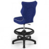 Krzesło do komputera niebieskie Petit Black VS06 rozmiar 4 WK+P