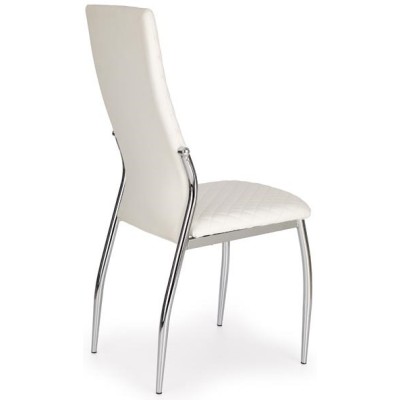 Krzesła do kuchni K238 białe Halmar