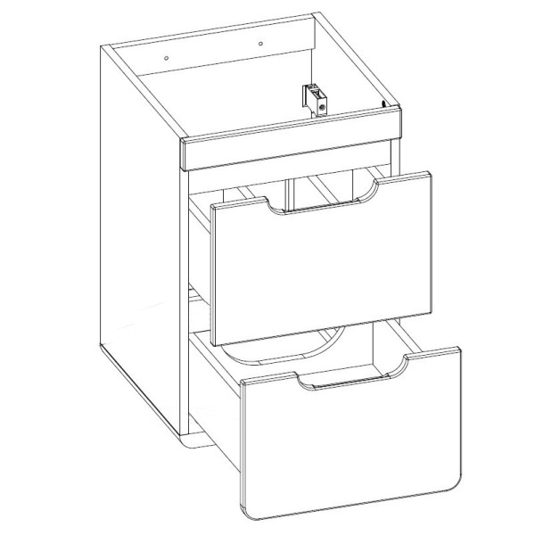Szafka pod umywalkę 40 cm ARUBA CRAFT 823