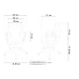 Fotel obrotowy dla dziecka Norm Black ST30 rozmiar 5