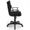 Wygodny fotel do biura czarny Norm AT01 rozmiar 6