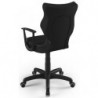 Krzesło biurowe na kółkach czarny Norm Black FC01 rozmiar 6