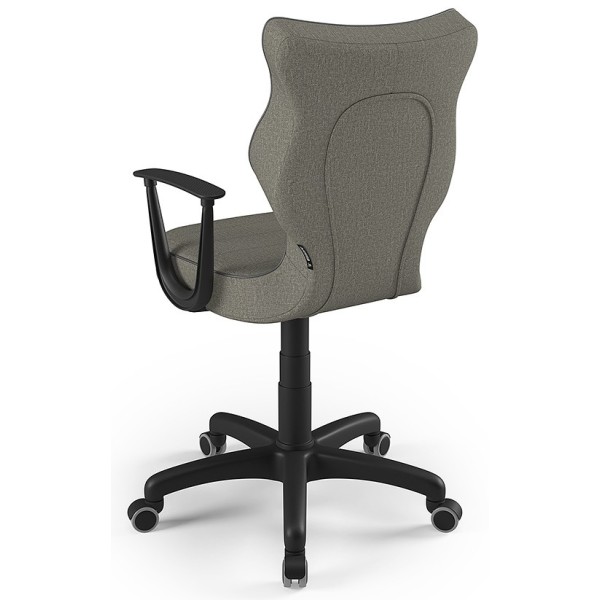 Fotel ergonomiczny szary Norm Black FC03 rozmiar 6 Entelo