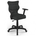 Krzesło biurowe na kółkach antracytowy Uni Black DC17 rozmiar 6