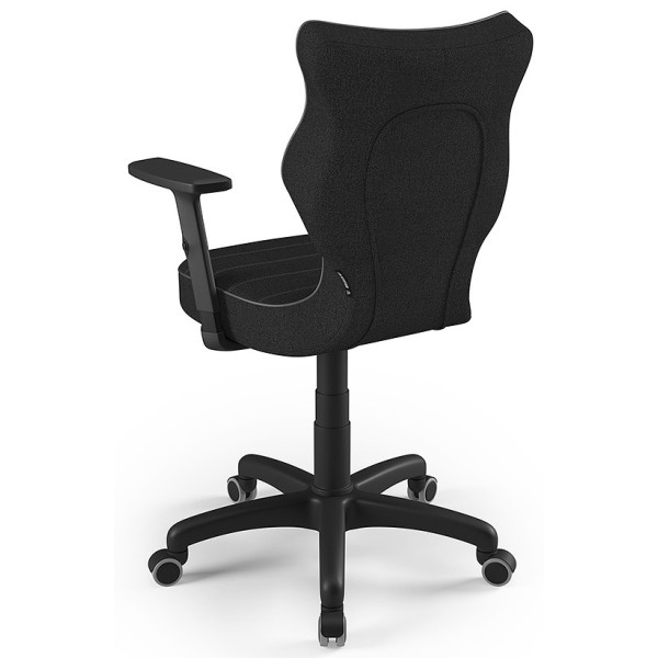 Ergonomiczny fotel biurowy antracytowy Uni Black TW17 Entelo