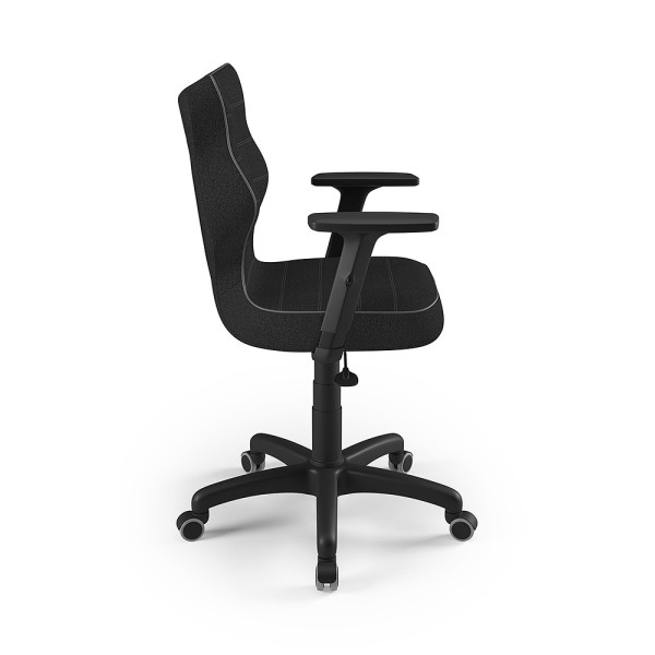 Ergonomiczny fotel biurowy antracytowy Uni Black TW17 Entelo