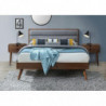 Łóżko z tapicerowanym zagłówkiem 160x200cm ORLANDO