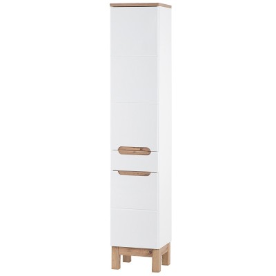 Słupek łazienkowy 35 cm biały połysk BALI WHITE 800