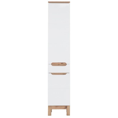 Słupek łazienkowy 35 cm biały połysk BALI WHITE 800